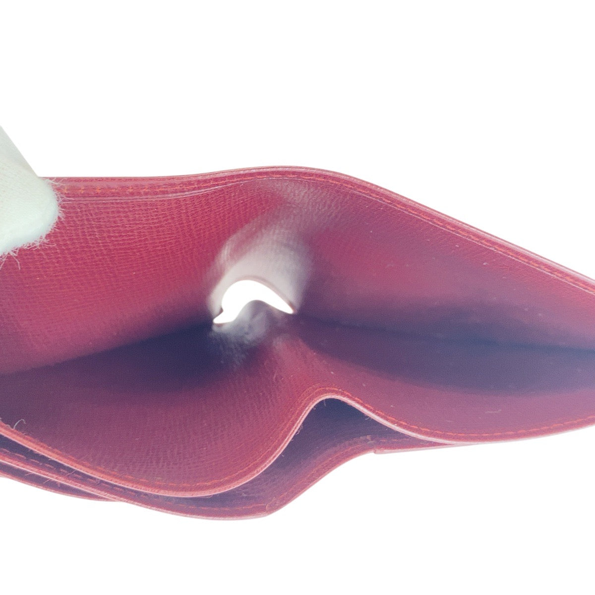 20916
CARTIER カルティエ マストライン ワインレッド ボルドー ゴールド金具 レザー 札入れ 折財布 コンパクトウォレット レディース A21