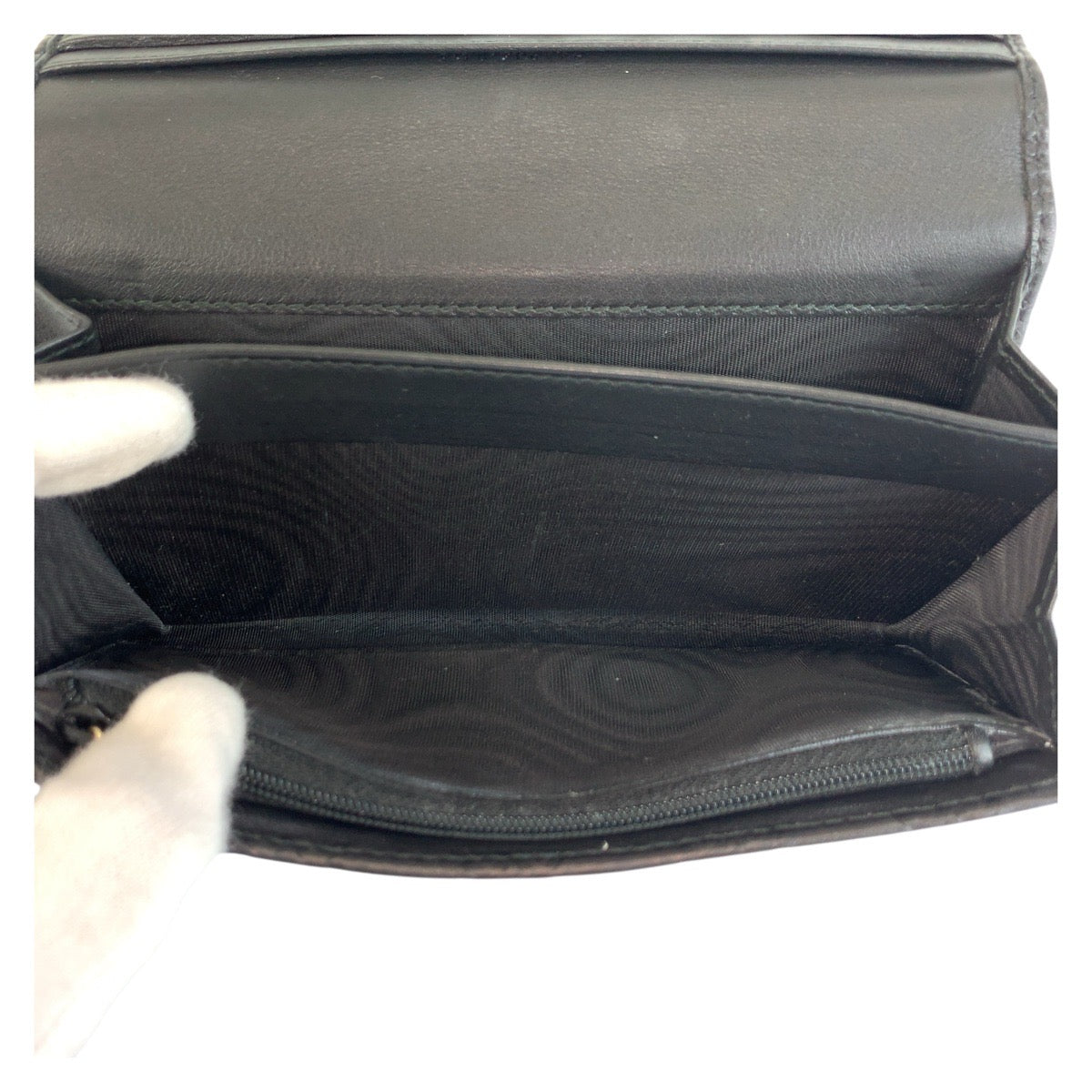 20918
GUCCI グッチ グッチシマ ブラック 黒 ゴールド金具 レザー 244946 長財布 ロングウォレット レディース A28