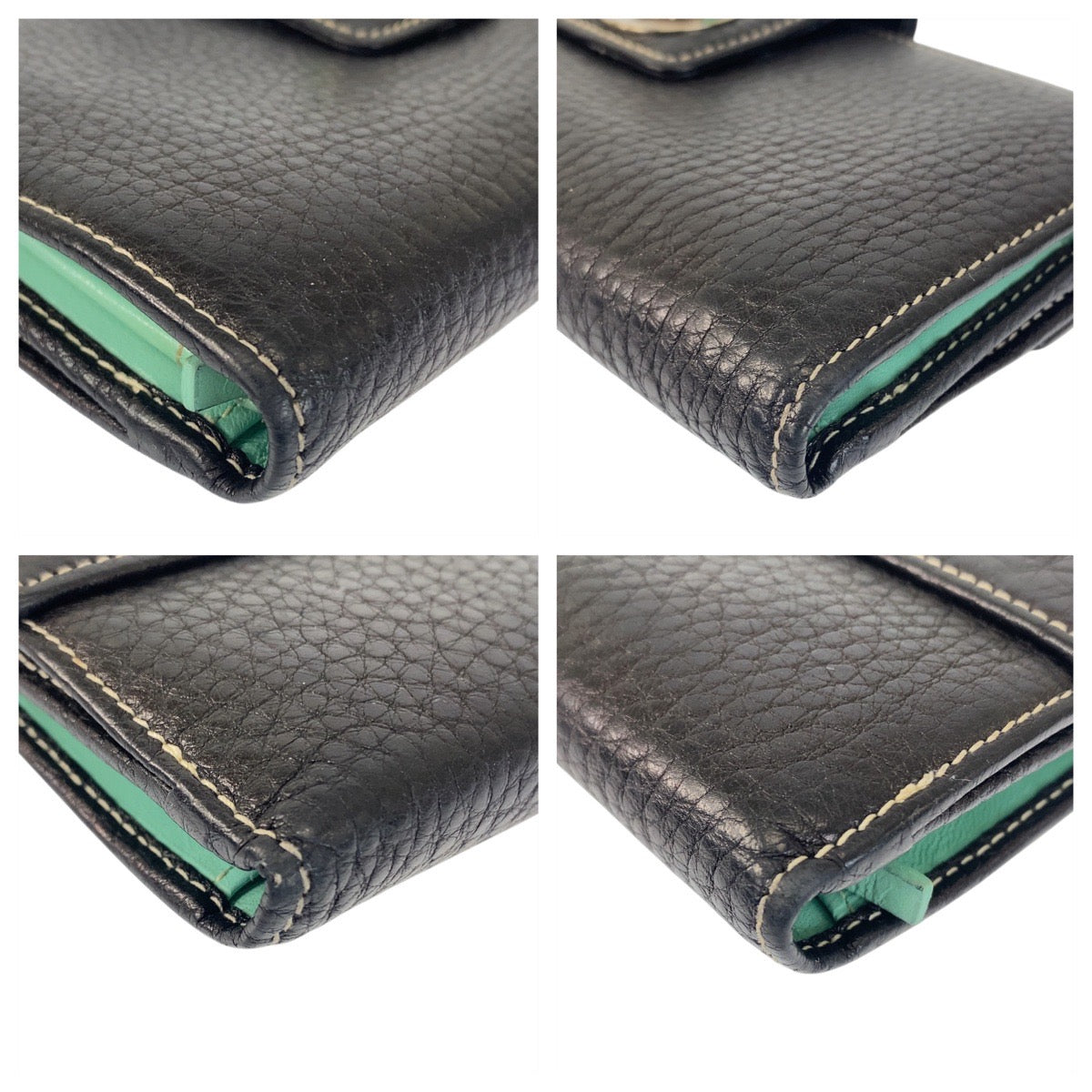 20924
TIFFANY&Co. ティファニー ブラック 黒 ティファニーブルー レザー H30963G 長財布 ロングウォレット レディース AB21