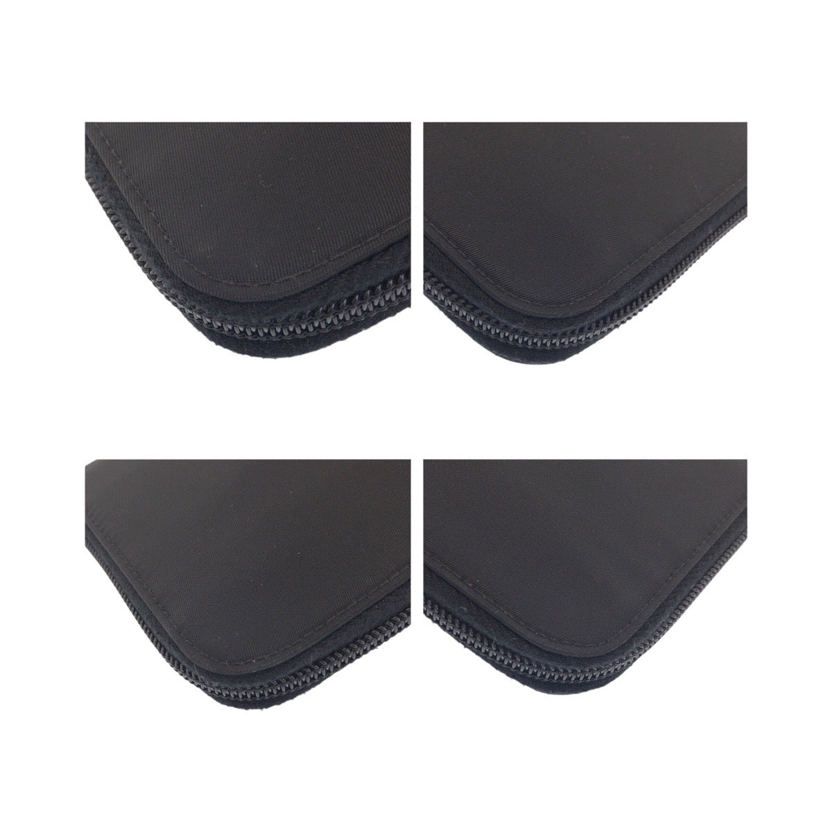 20925
PRADA プラダ テスート サフィアーノ 三角ロゴプレート ブラック 黒 シルバー金具 ナイロン / レザー 長財布 ラウンドファスナー レディース A28