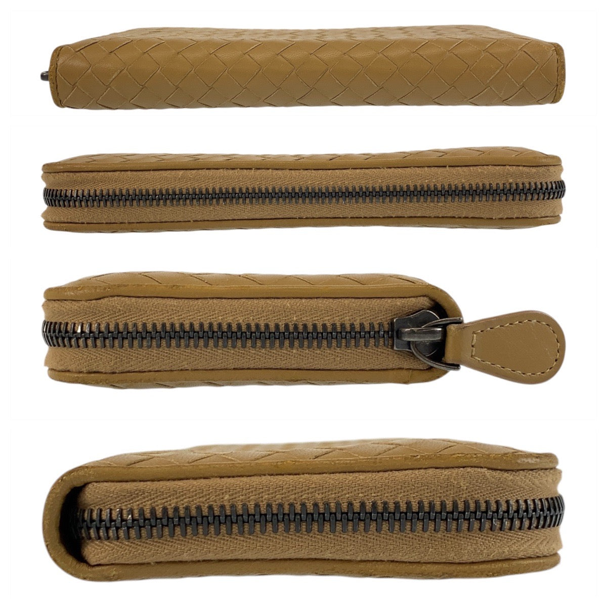 20927
BOTTEGAVENETA ボッテガヴェネタ イントレチャート ベージュ マスタード レザー B05493135F 長財布 ロングウォレット レディース ABP21