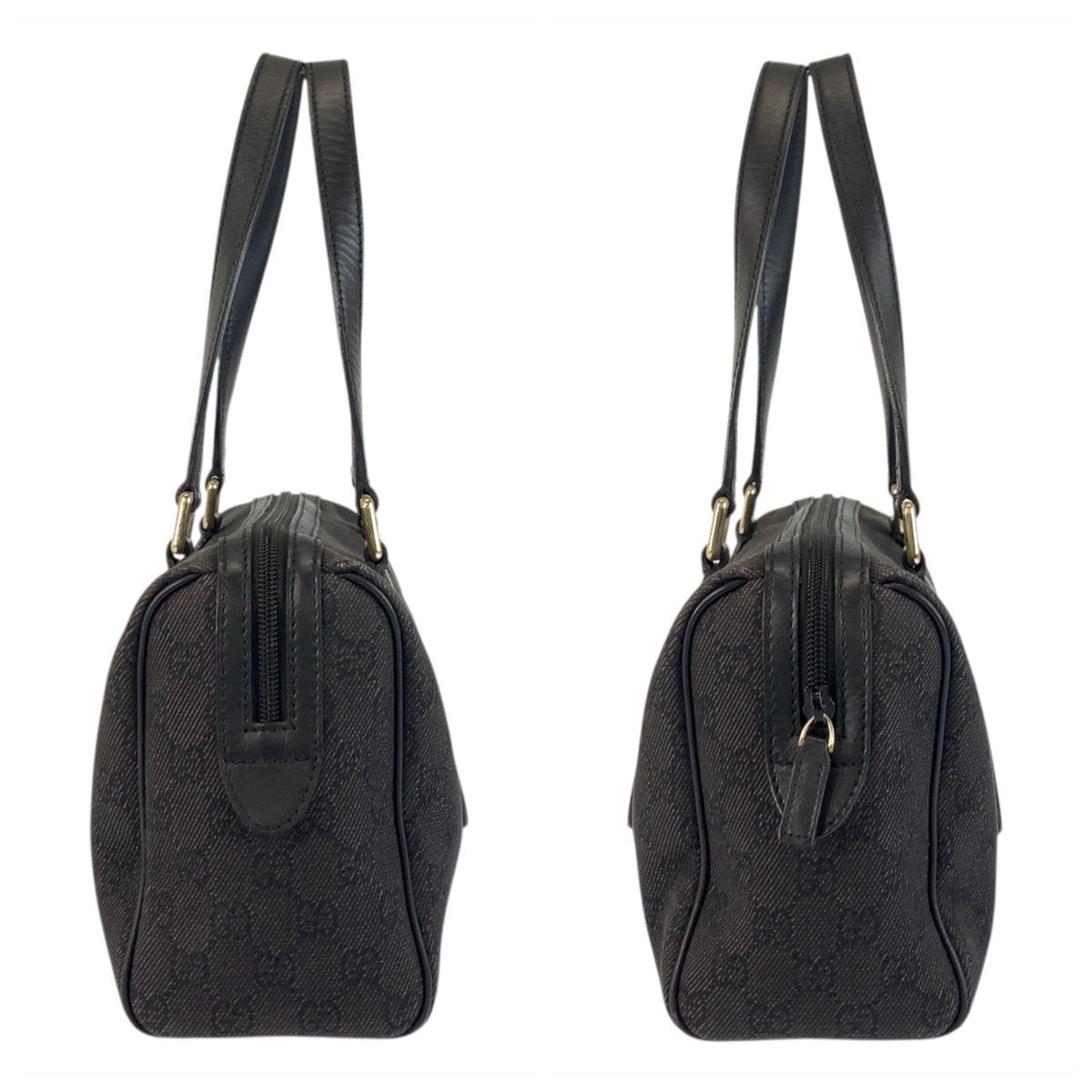 20931
GUCCI グッチ ブラック 黒 シルバー金具 GGキャンバス / レザー 257289 ハンドバッグ レディース ABP35