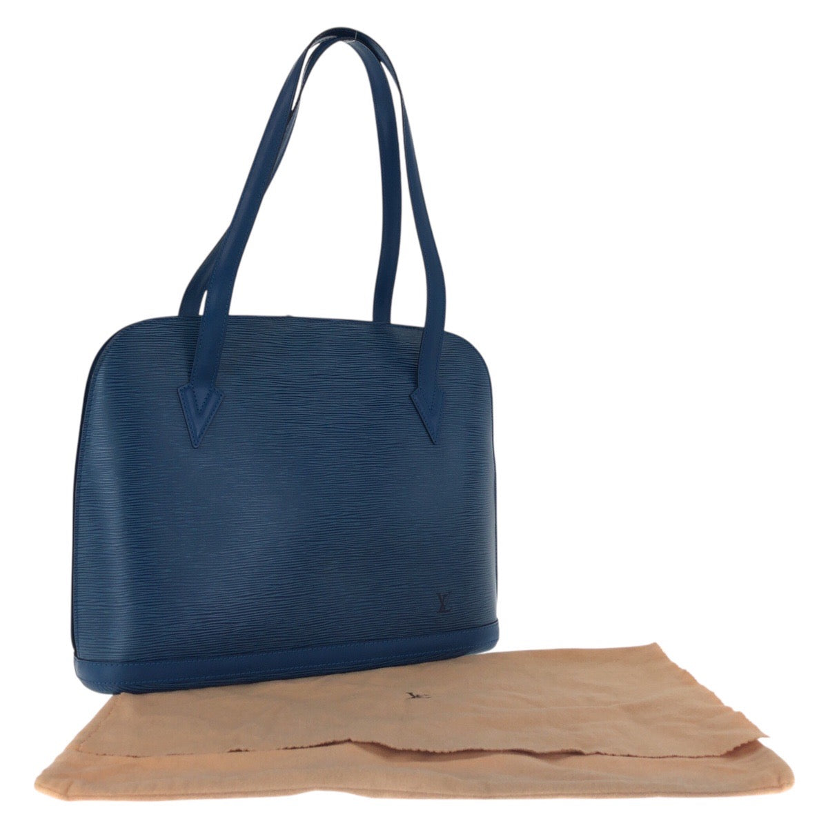 20934
LOUIS VUITTON ルイヴィトン エピ リュサック トレドブルー ゴールド金具 レザー M52285 トートバッグ ショルダーバッグ レディース ABP