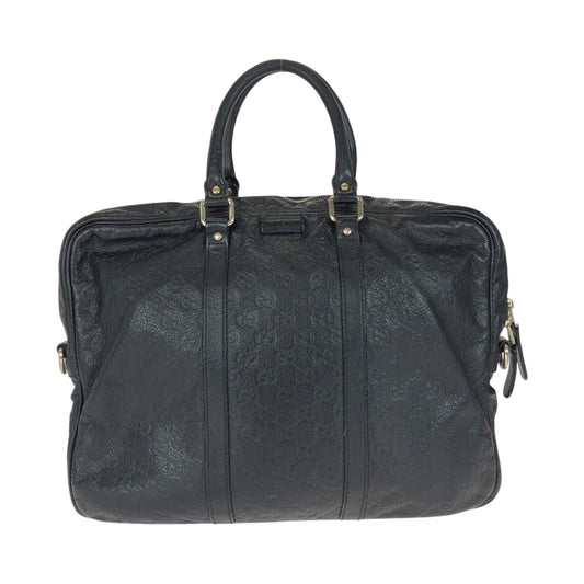 20955
GUCCI グッチ グッチシマ ブラック 黒 レザー 201480 ビジネスバッグ ブリーフケース メンズ AB33