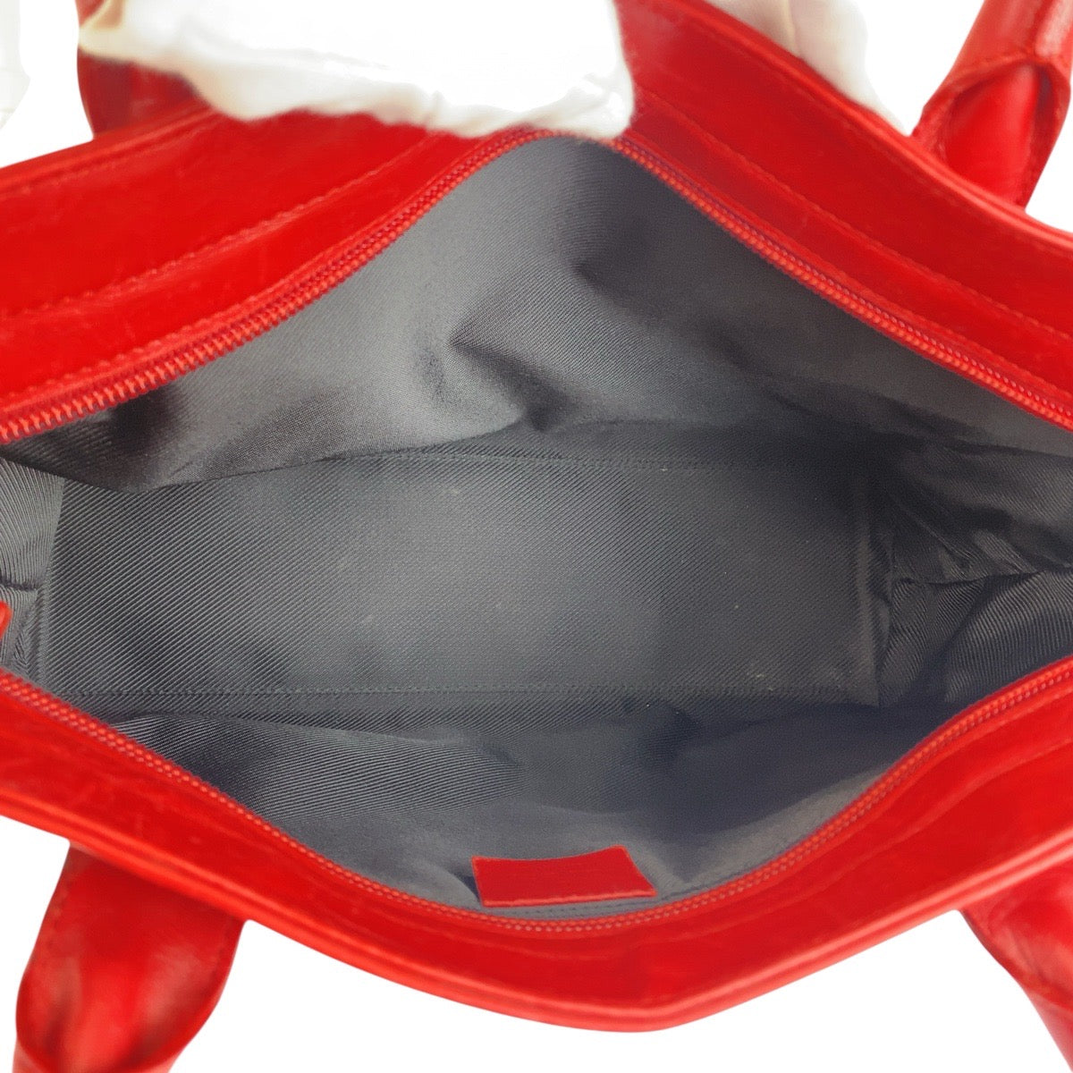 20956
GUCCI グッチ レッド ベージュ ネイビー シルバー金具 GGキャンバス / レザー 002119 トートバッグ ハンドバッグ レディース AB30