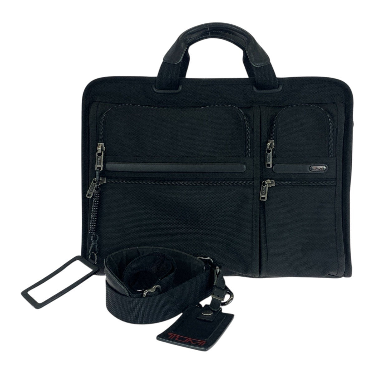 20958
TUMI トゥミ ブラック 黒 ガンメタ金具 キャンバス / レザー 26114D4 ビジネスバッグ ブリーフケース 2way メンズ ABP21