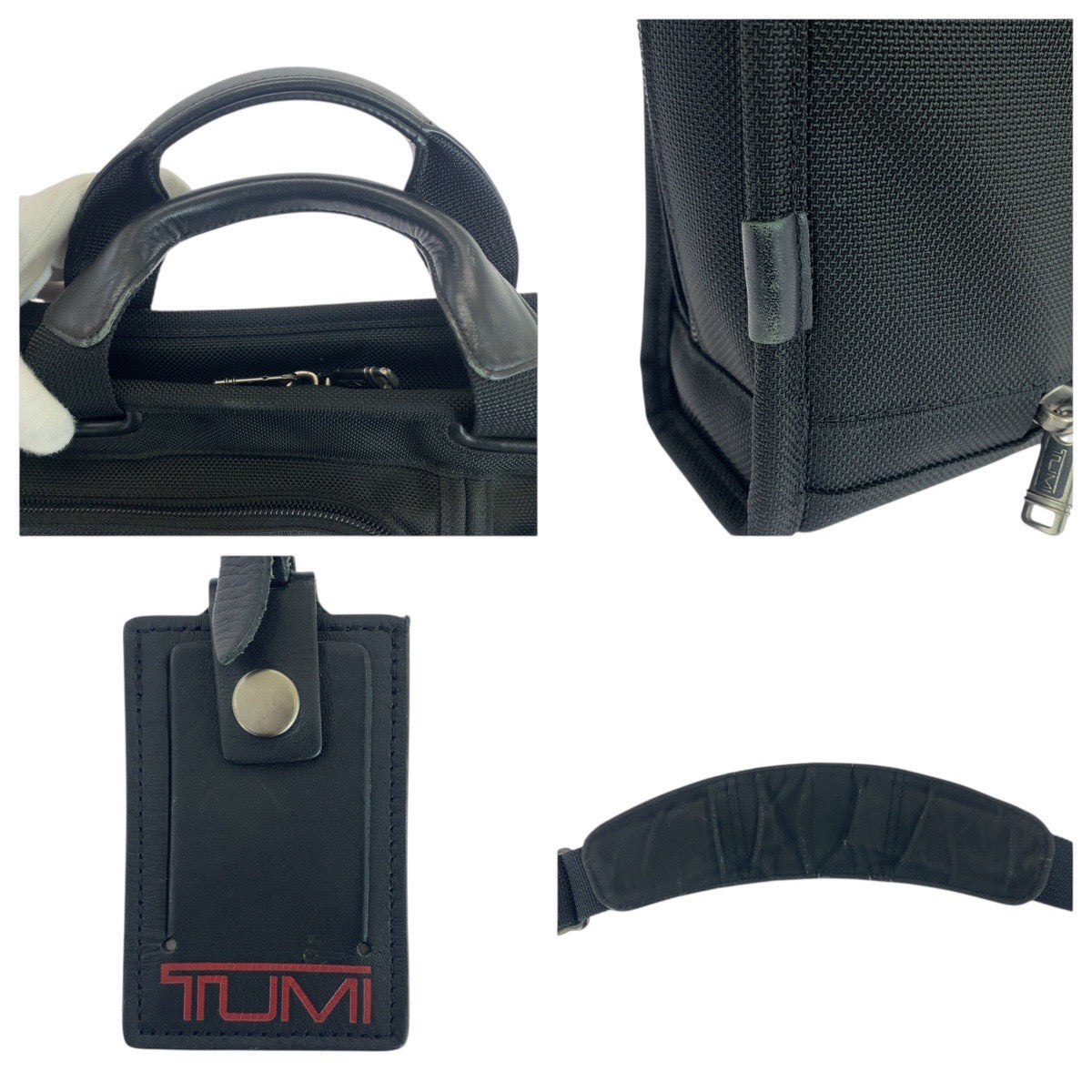 20958
TUMI トゥミ ブラック 黒 ガンメタ金具 キャンバス / レザー 26114D4 ビジネスバッグ ブリーフケース 2way メンズ ABP21