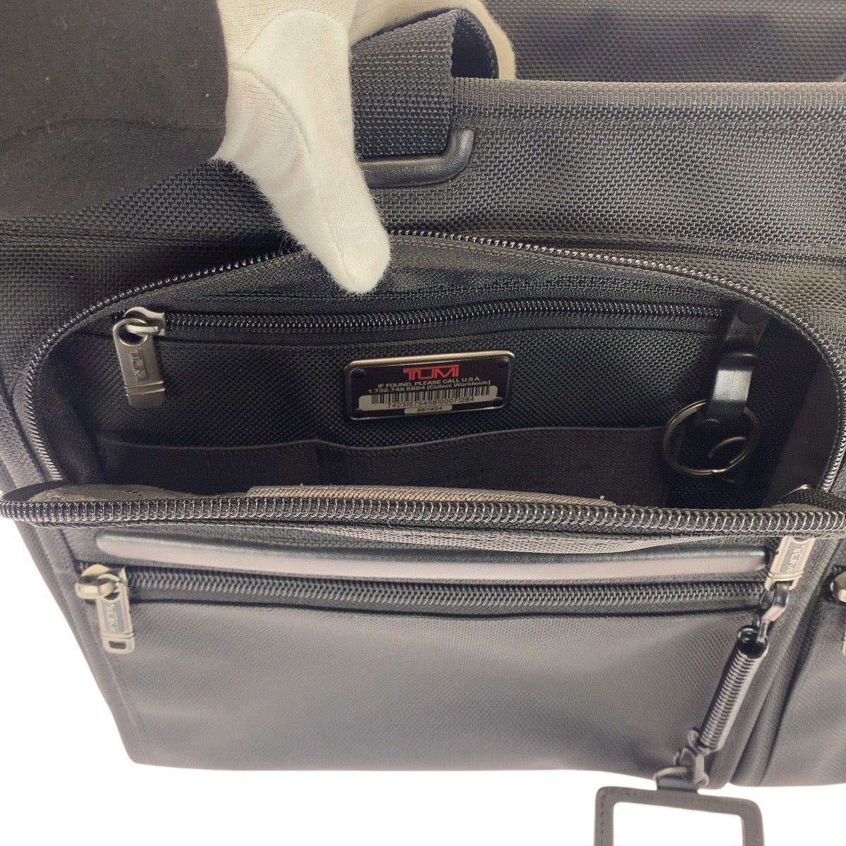 20958
TUMI トゥミ ブラック 黒 ガンメタ金具 キャンバス / レザー 26114D4 ビジネスバッグ ブリーフケース 2way メンズ ABP21