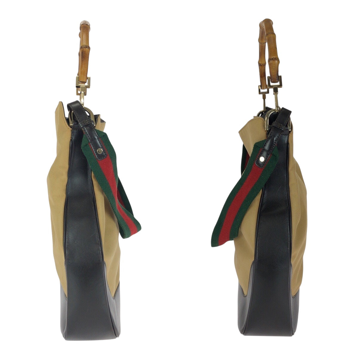 20960
GUCCI グッチ バンブー シェリーライン ベージュ ブラウン GGキャンバス / レザー / バンブー 001 4058 ハンドバッグ ショルダーバッグ 2way レディース AB30