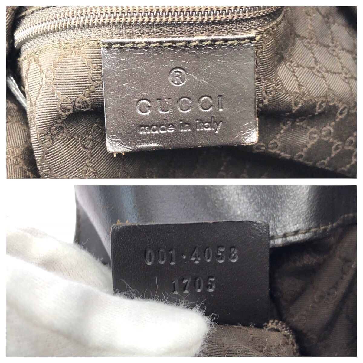20960
GUCCI グッチ バンブー シェリーライン ベージュ ブラウン GGキャンバス / レザー / バンブー 001 4058 ハンドバッグ ショルダーバッグ 2way レディース AB30
