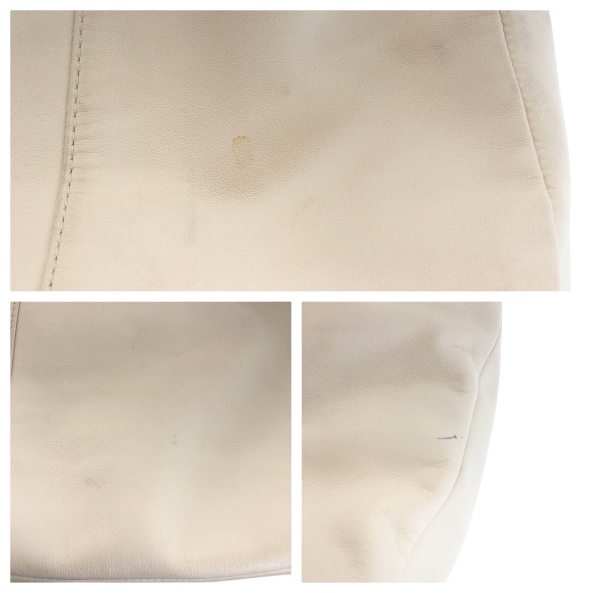 20965
COACH コーチ ホワイト シルバー金具 レザー 23973 トートバッグ ハンドバッグ レディース AB8