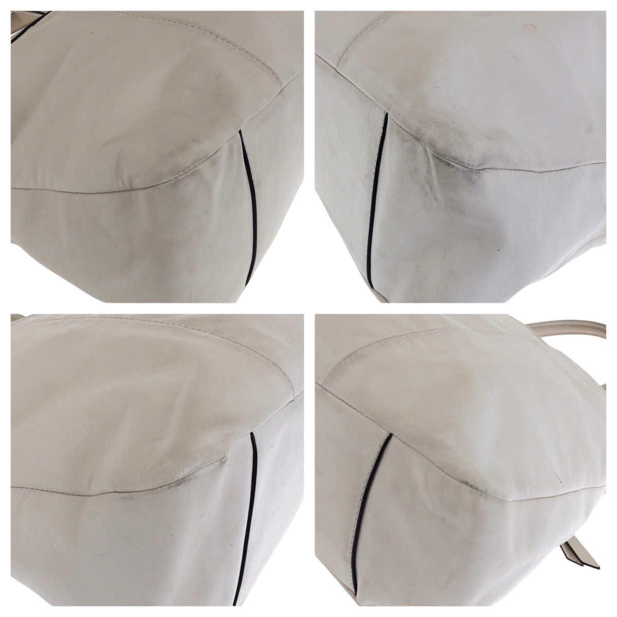 20965
COACH コーチ ホワイト シルバー金具 レザー 23973 トートバッグ ハンドバッグ レディース AB8