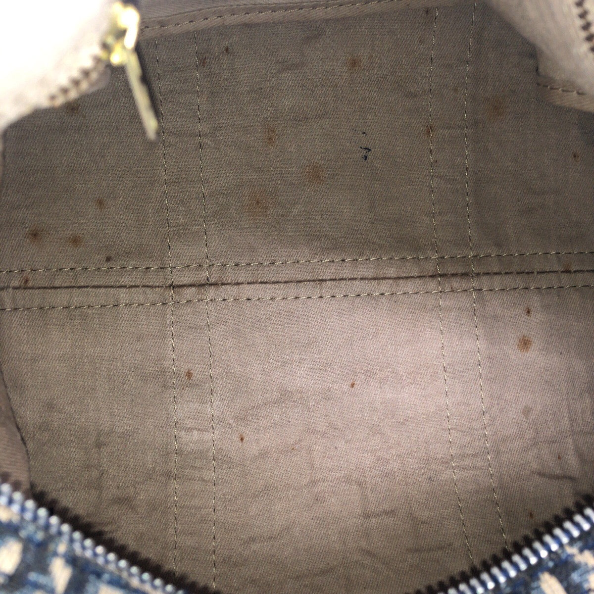 20968
Dior ディオール ヴィンテージ トロッター ネイビー ベージュ シルバー金具 キャンバス / レザー トートバッグ ミニボストンバッグ レディース ABP42