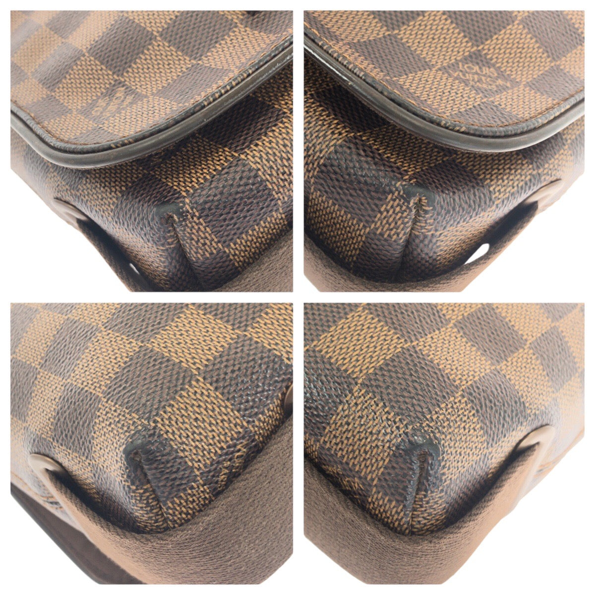 20969
LOUIS VUITTON ルイヴィトン ダミエ ブルックリンPM ブラウン PVC / レザー N51210 ショルダーバッグ メッセンジャーバッグ レディース ABP63