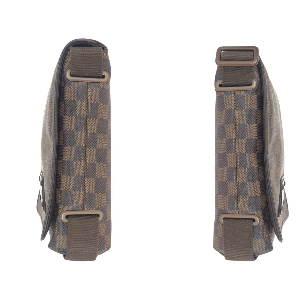 20969
LOUIS VUITTON ルイヴィトン ダミエ ブルックリンPM ブラウン PVC / レザー N51210 ショルダーバッグ メッセンジャーバッグ レディース ABP63