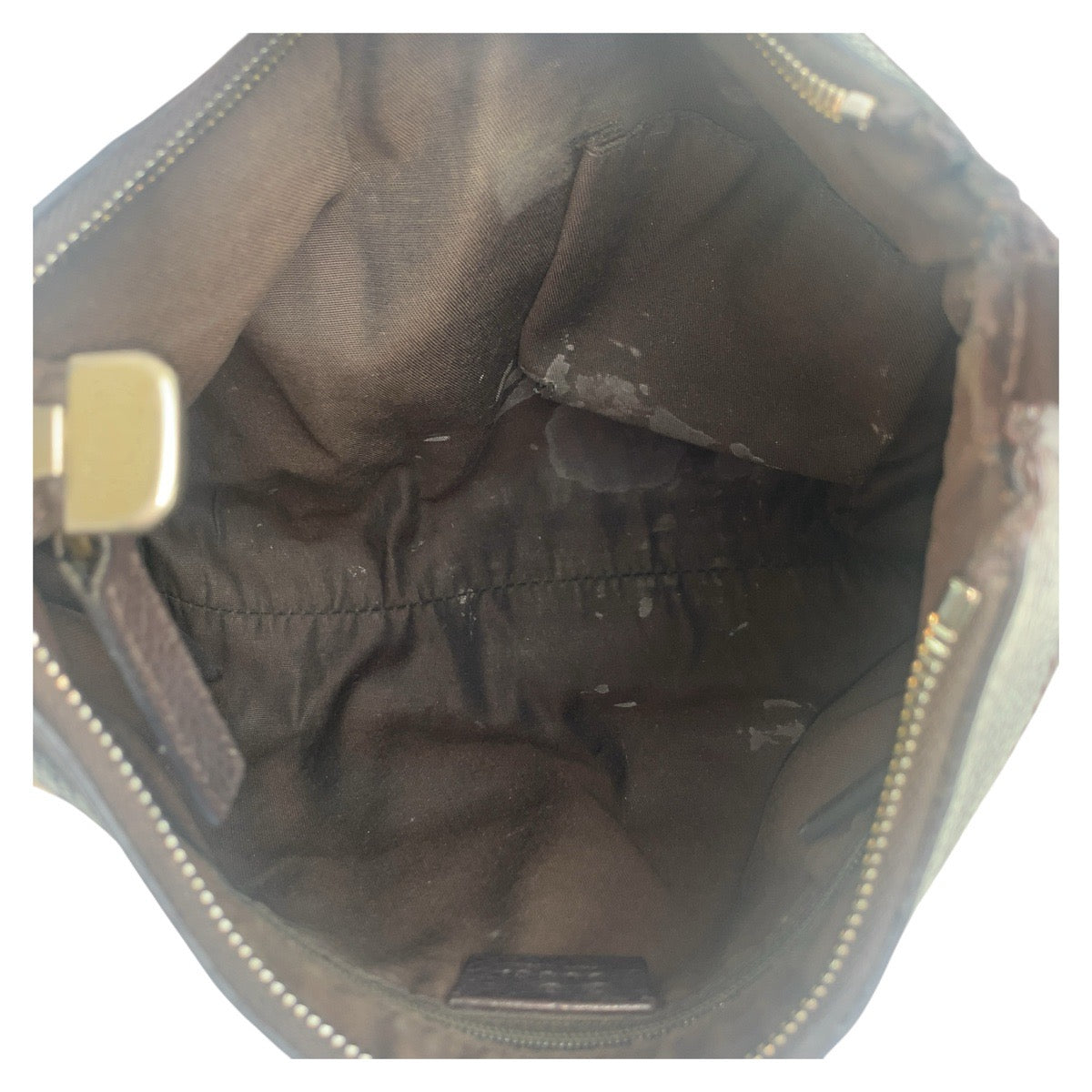 20972
GUCCI グッチ アビー GGクリスタル ベージュ ブラウン ゴールド金具 PVC 265692 ショルダーバッグ レディース AB28