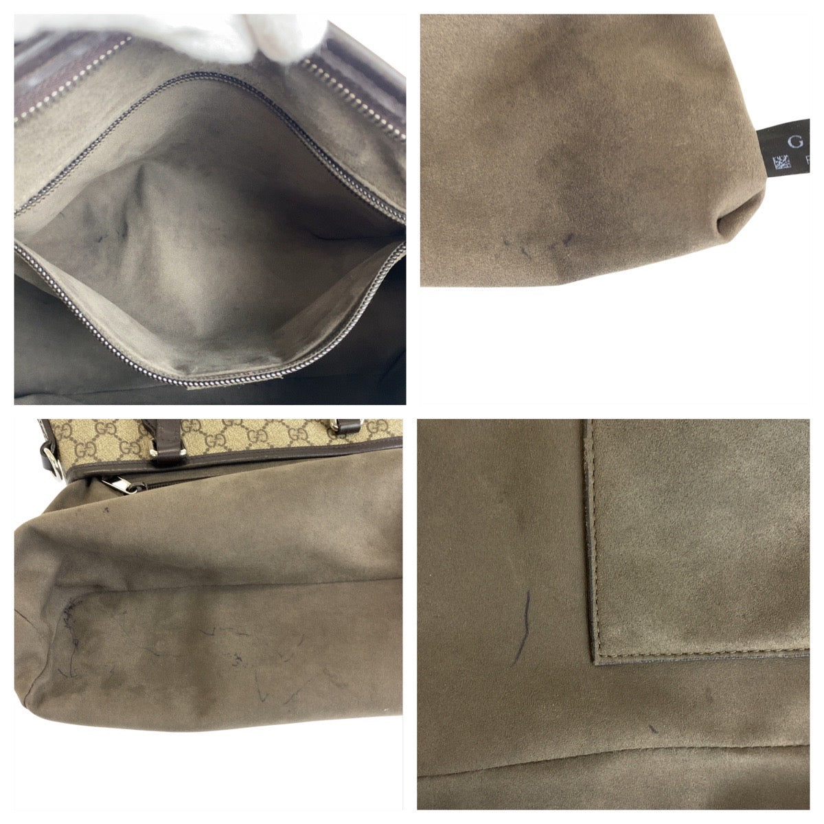 20975
GUCCI グッチ グレー ベージュ ブラウン シルバー金具 GGスプリームキャンバス / レザー 429019 ハンドバッグ ショルダーバッグ 2WAY レディース AB32