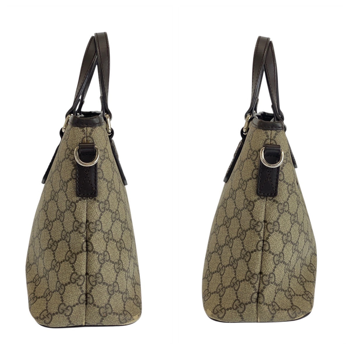 20975
GUCCI グッチ グレー ベージュ ブラウン シルバー金具 GGスプリームキャンバス / レザー 429019 ハンドバッグ ショルダーバッグ 2WAY レディース AB32