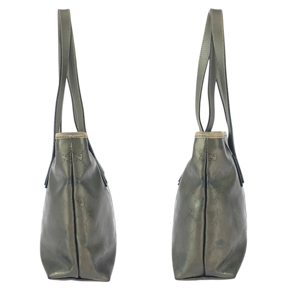 20979
GUCCI GG Imprime Greige Gunmetal Hardware GG Canvas / Leather 211138 Tote Bag Shoulder Bag Ladies AB28