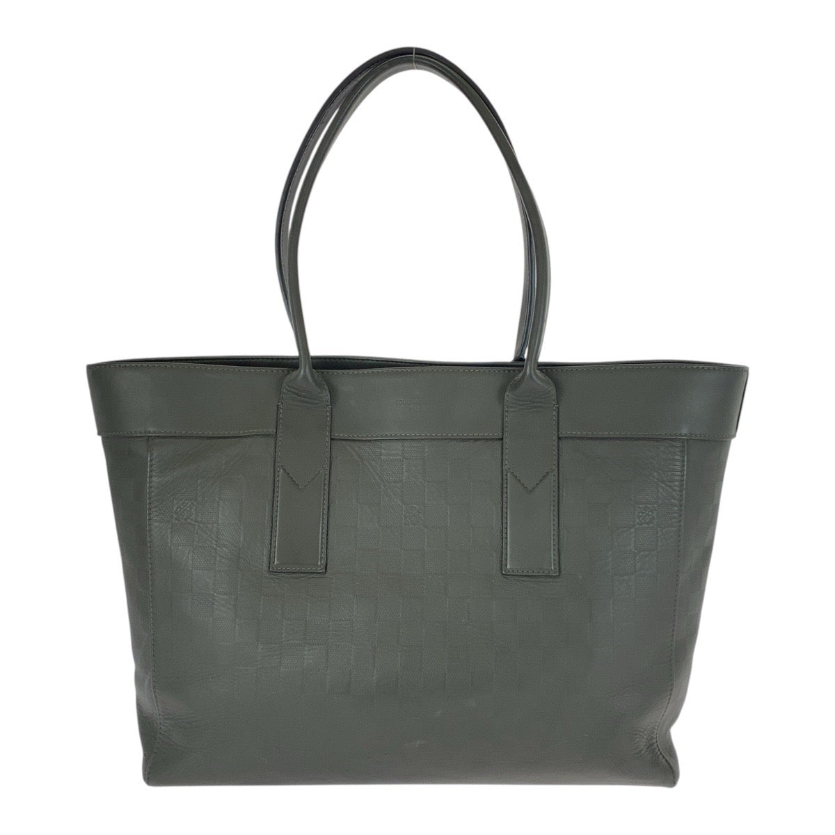 20980
LOUIS VUITTON ルイヴィトン ダミエアンフィニ カバ ヴォワヤージュ ダークブラウン ガンメタ金具 レザー N41493 トートバッグ ショルダーバッグ レディース ABP110