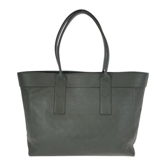 20980
LOUIS VUITTON ルイヴィトン ダミエアンフィニ カバ ヴォワヤージュ ダークブラウン ガンメタ金具 レザー N41493 トートバッグ ショルダーバッグ レディース ABP110