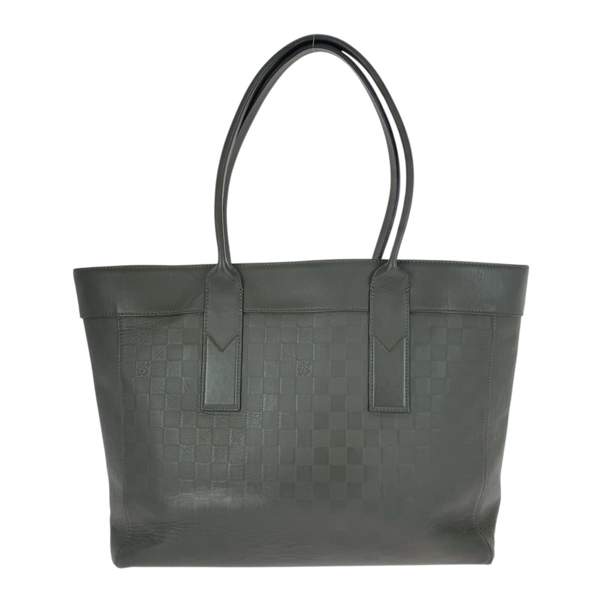 20980
LOUIS VUITTON ルイヴィトン ダミエアンフィニ カバ ヴォワヤージュ ダークブラウン ガンメタ金具 レザー N41493 トートバッグ ショルダーバッグ レディース ABP110