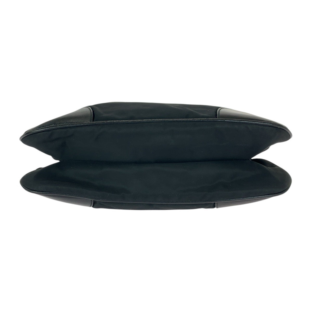 20982
PRADA プラダ テスート 三角ロゴプレート ブラック 黒 シルバー金具 ナイロン / レザー ショルダーバッグ ポシェット レディース AB20