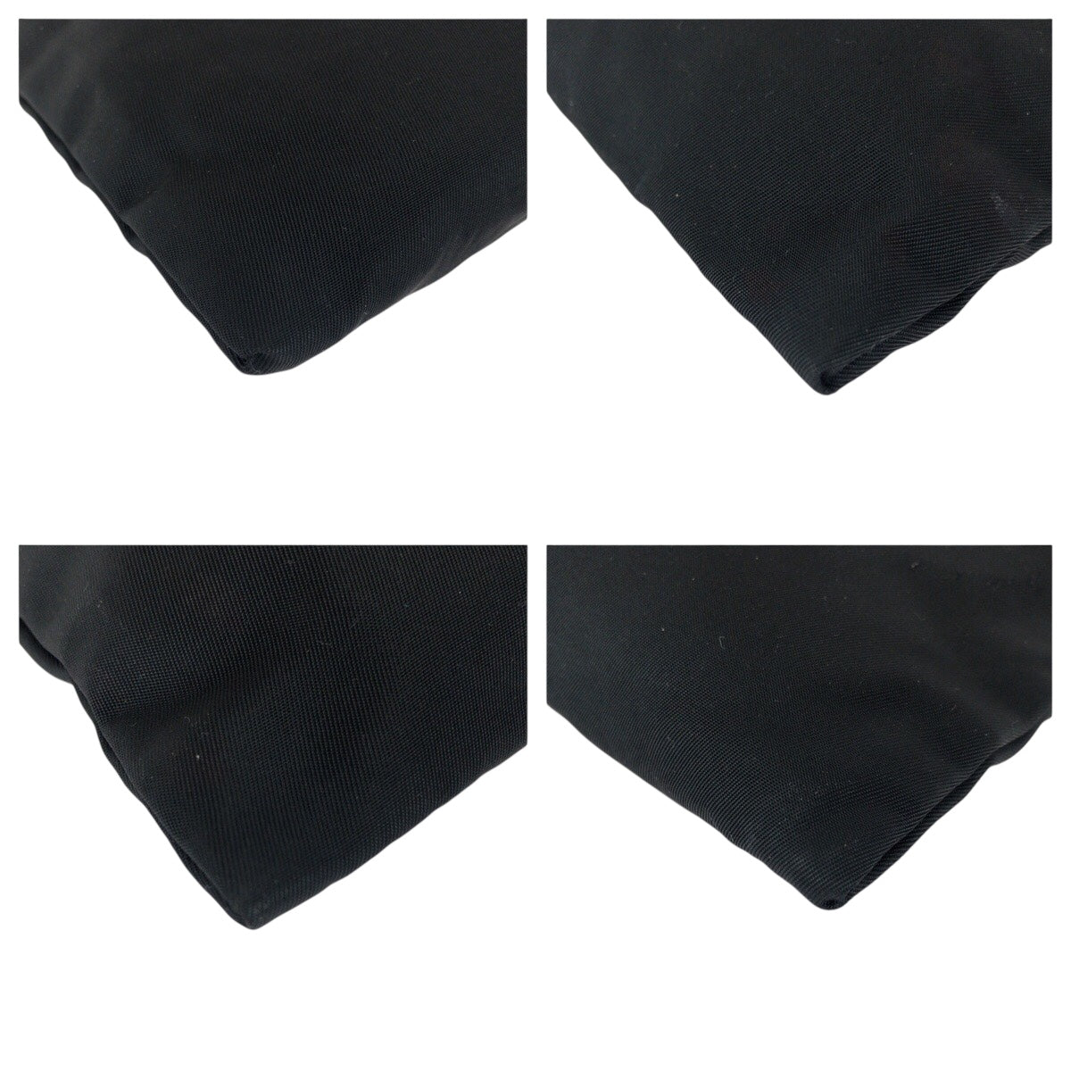 20985
PRADA プラダ テスート 三角ロゴプレート ブラック 黒 シルバー金具 ナイロン ショルダーバッグ ポシェット レディース AB26