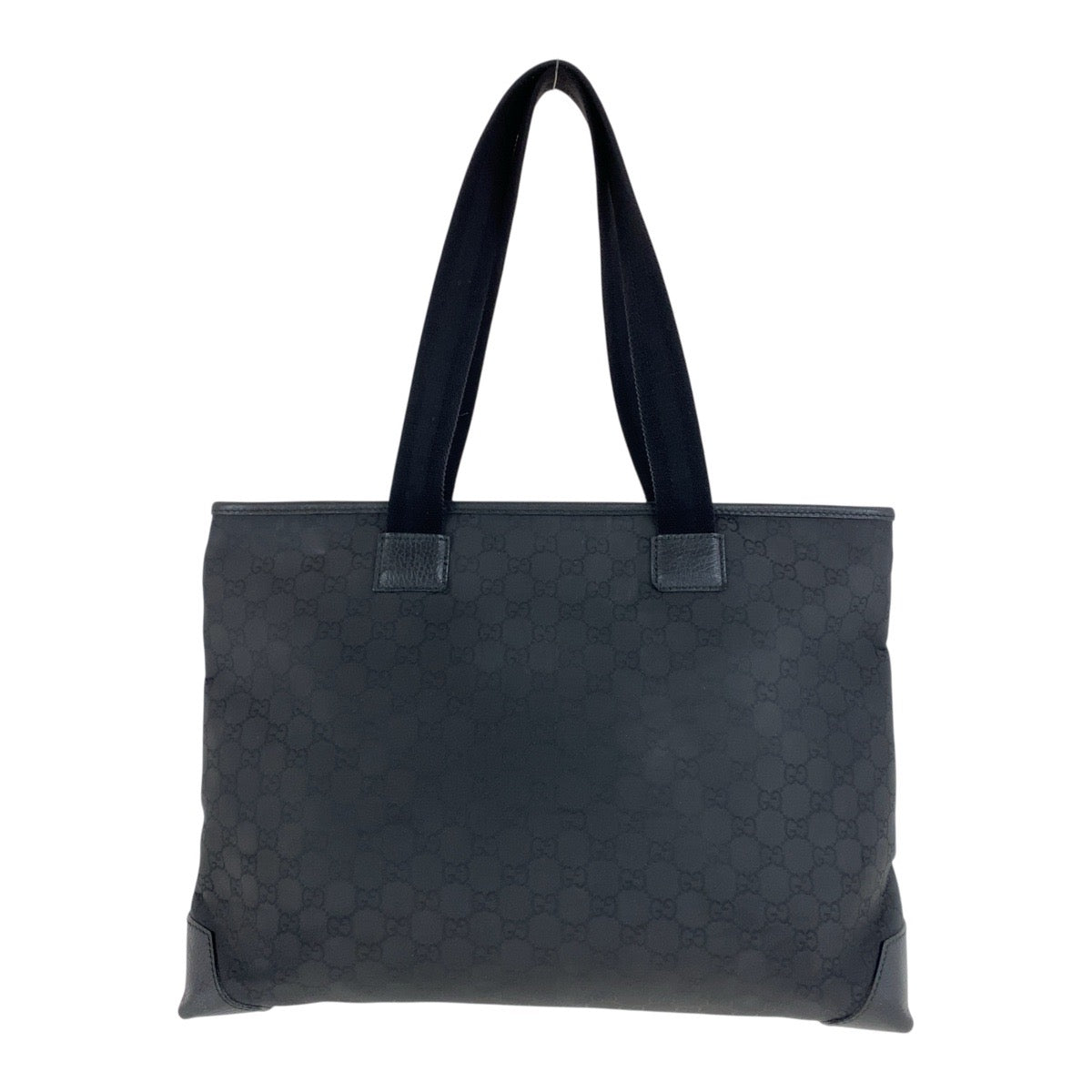 20988
GUCCI Black Silver Hardware Nylon / Leather 180449 Tote Bag Shoulder Bag Ladies AB26