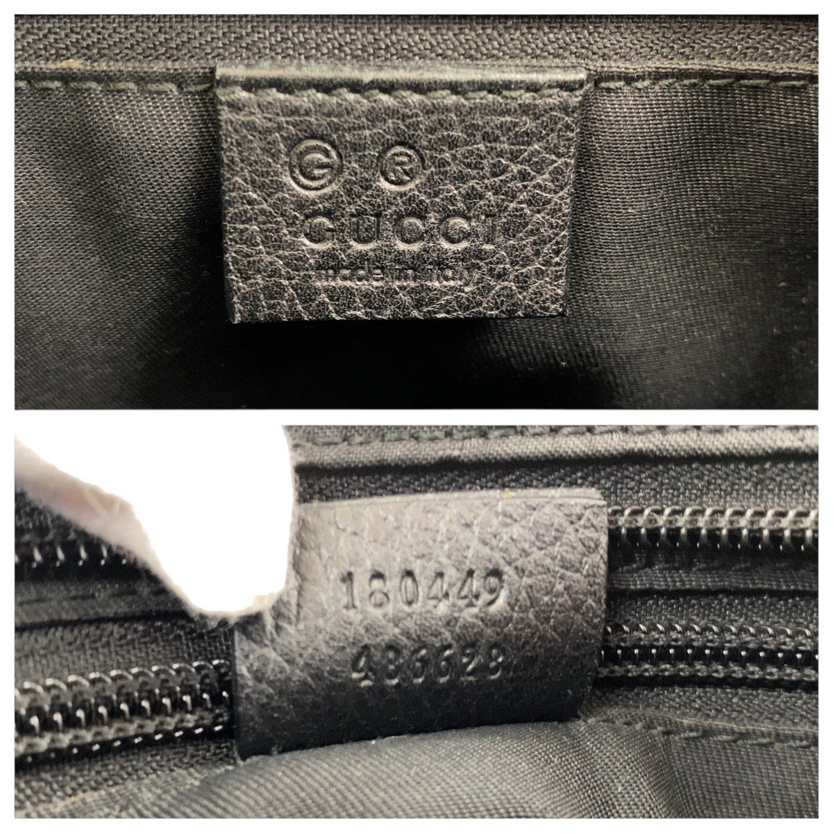 20988
GUCCI Black Silver Hardware Nylon / Leather 180449 Tote Bag Shoulder Bag Ladies AB26