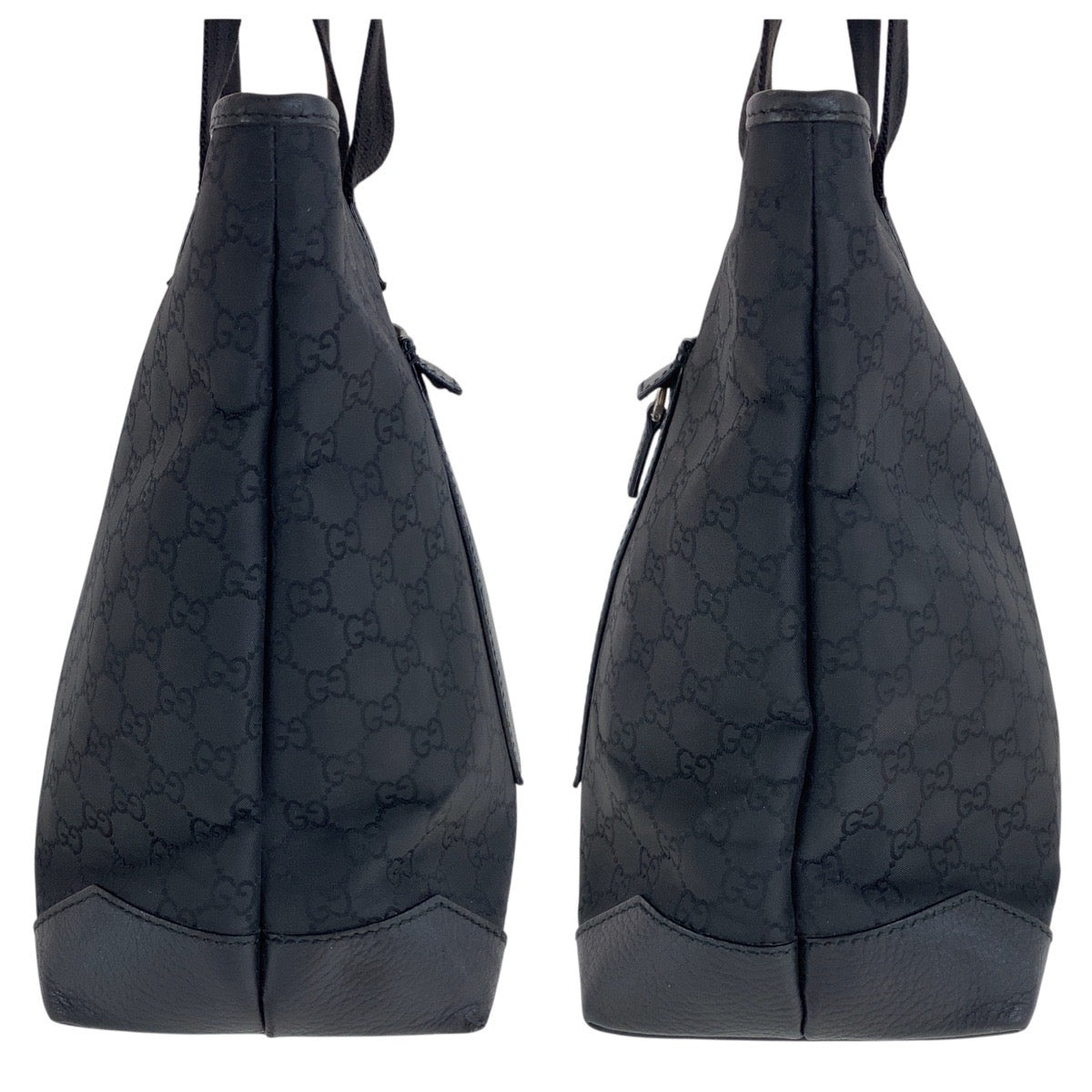 20988
GUCCI Black Silver Hardware Nylon / Leather 180449 Tote Bag Shoulder Bag Ladies AB26
