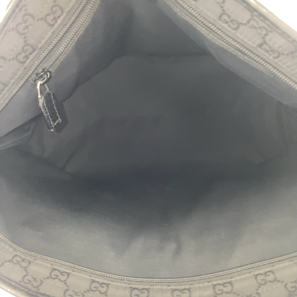 20988
GUCCI Black Silver Hardware Nylon / Leather 180449 Tote Bag Shoulder Bag Ladies AB26