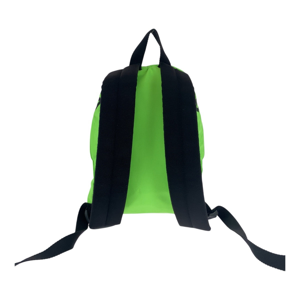 20990
BALENCIAGA バレンシアガ ライトグリーン ブラック シルバー金具 キャンバス リュックサック ホイールバックパック レディース AB40