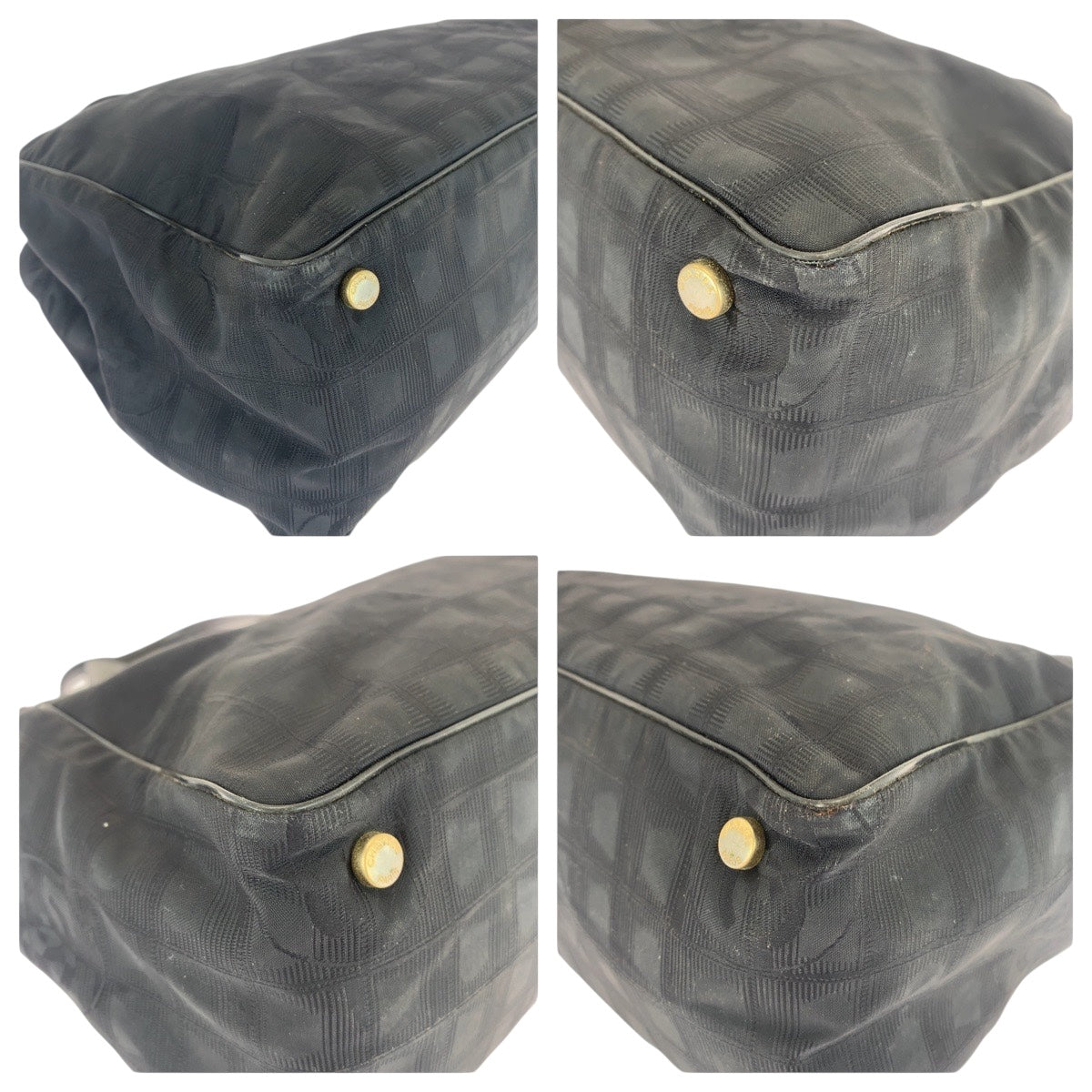 20991
CHANEL シャネル ニュートラベルライン ニュートラトートMM ブラック 黒 ゴールド金具 ナイロン / レザー トートバッグ ショルダーバッグ レディース AB30