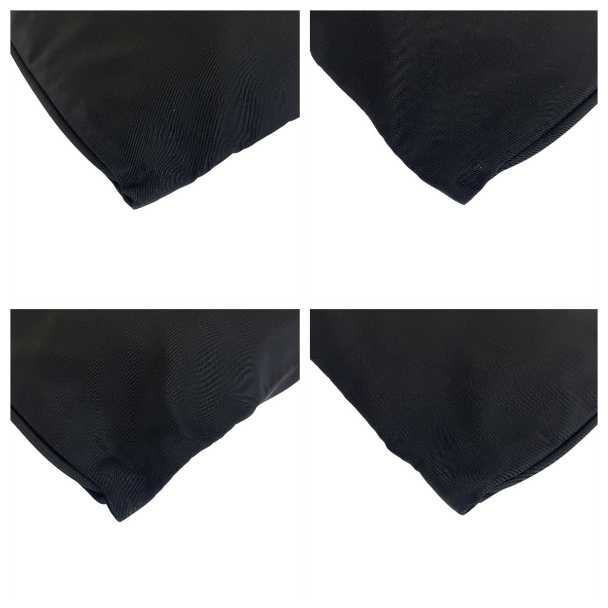 20992
PRADA プラダ テスート 三角ロゴプレート ブラック 黒 シルバー金具 ナイロン / レザー トートバッグ ショルダーバッグ レディース ABP28