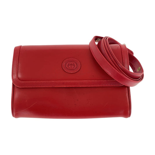 21000
GUCCI グッチ ヴィンテージ オールドグッチ レッド ゴールド金具 レザー 004 904 0198 ショルダーバッグ クラッチバッグ 2way レディース ABP33