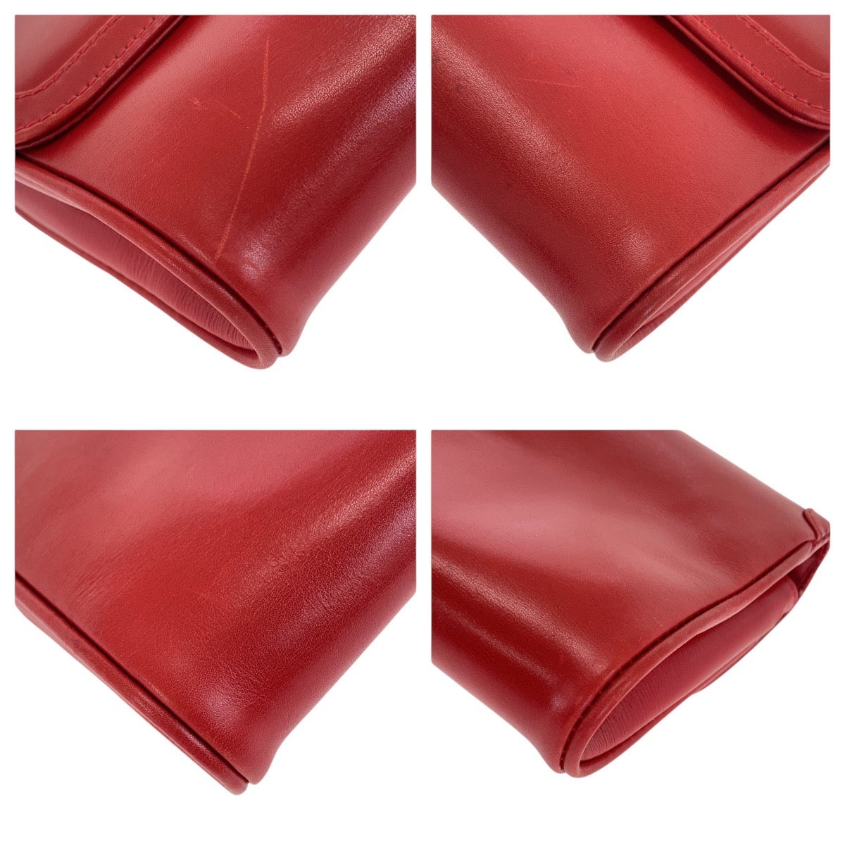 21000
GUCCI グッチ ヴィンテージ オールドグッチ レッド ゴールド金具 レザー 004 904 0198 ショルダーバッグ クラッチバッグ 2way レディース ABP33