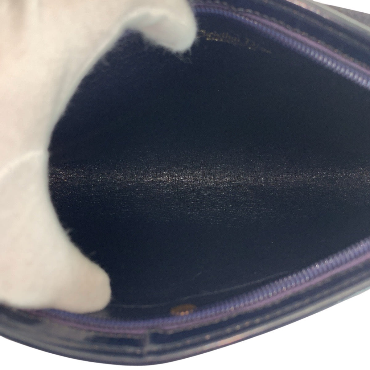 21006
Dior ディオール ヴィンテージ トロッター ネイビー ゴールド金具 キャンバス / レザー ショルダーバッグ レディース ABP40