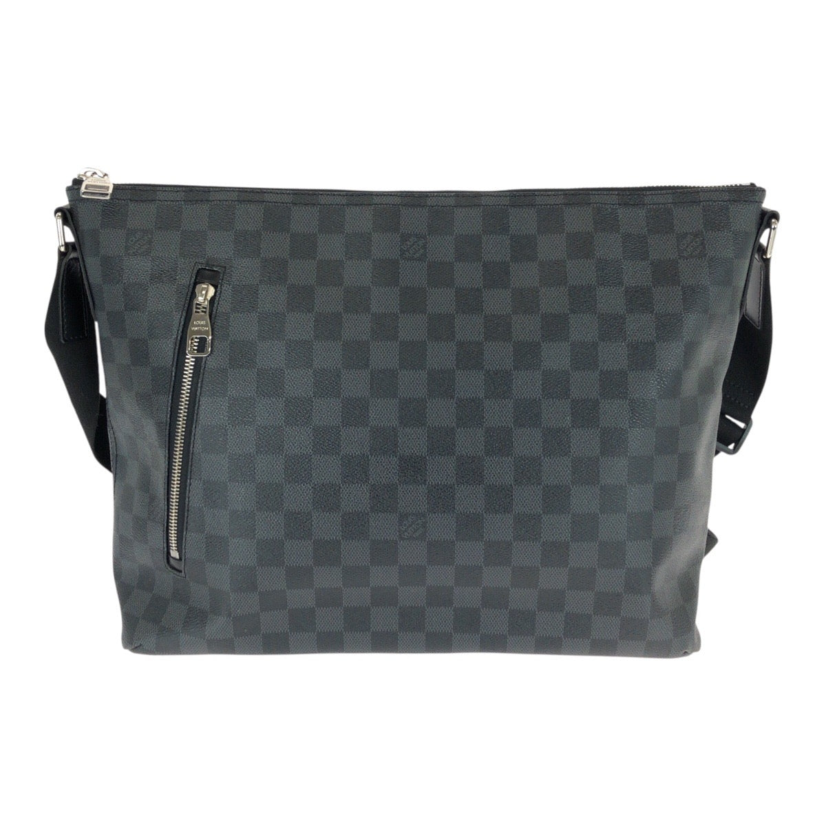 21011
LOUIS VUITTON ルイヴィトン ダミエ グラフィット ミックMM ブラック 黒 シルバー金具 PVC / レザー N41106 ショルダーバッグ ビジネスバッグ メンズ A80