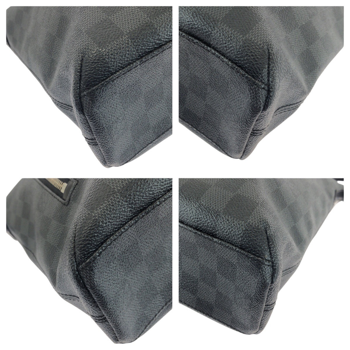 21011
LOUIS VUITTON ルイヴィトン ダミエ グラフィット ミックMM ブラック 黒 シルバー金具 PVC / レザー N41106 ショルダーバッグ ビジネスバッグ メンズ A80