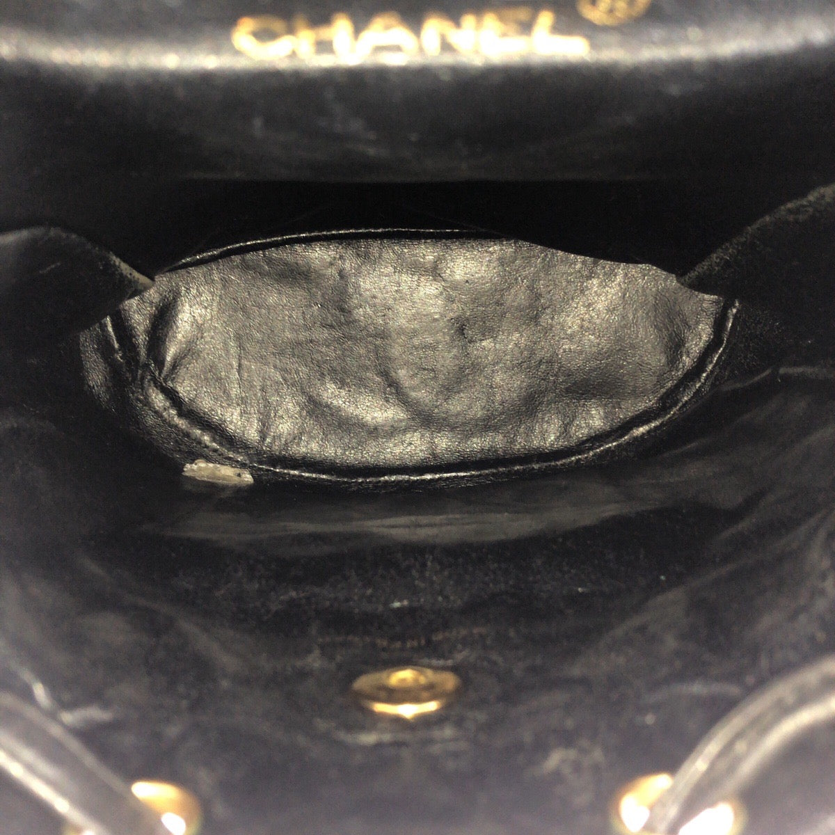 21014
CHANEL シャネル マトラッセ ココマーク ブラック 黒 ゴールド金具 ラムスキン リュック・デイパック バックパック レディース AB330