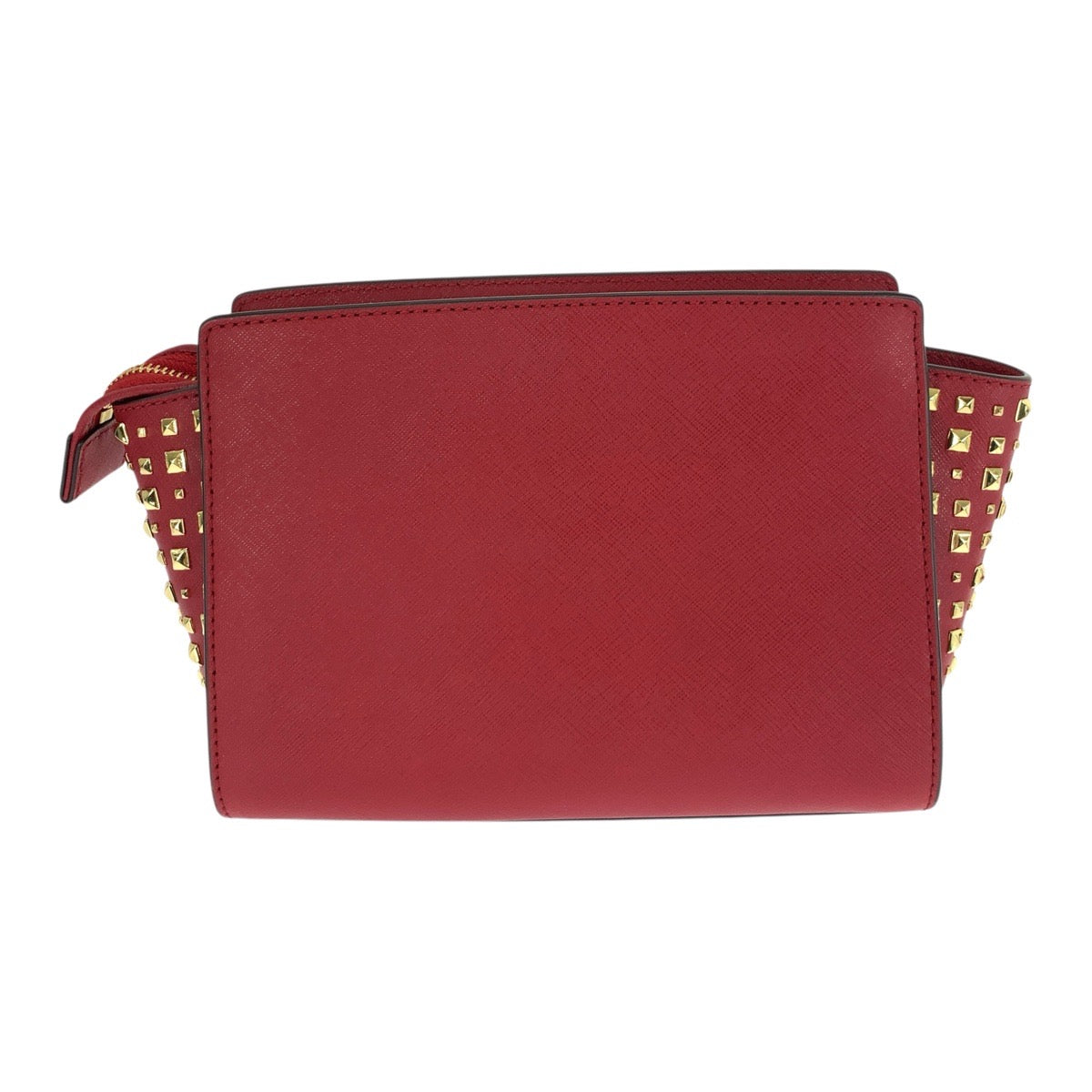 21020
Michael Kors マイケルコース スタッズ レッド ゴールド金具 レザー 35H8GSMM2L ショルダーバッグ ポシェット レディース A10