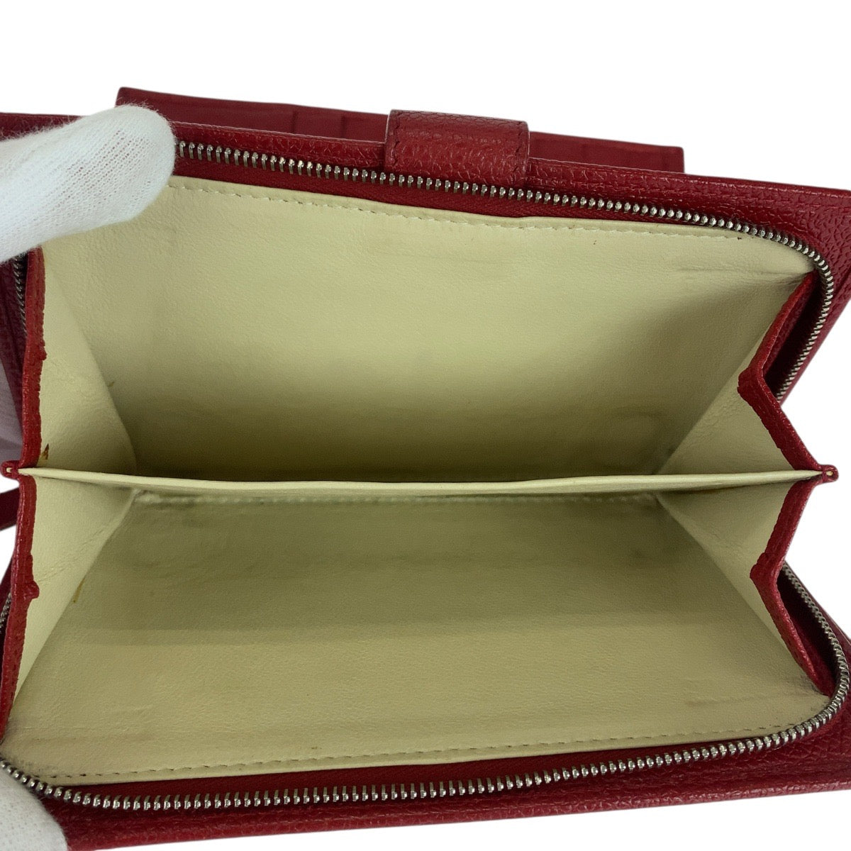 21022
BVLGARI ブルガリ コローレ レッド シルバー金具 レザー 長財布 ロングウォレット レディース ABP20