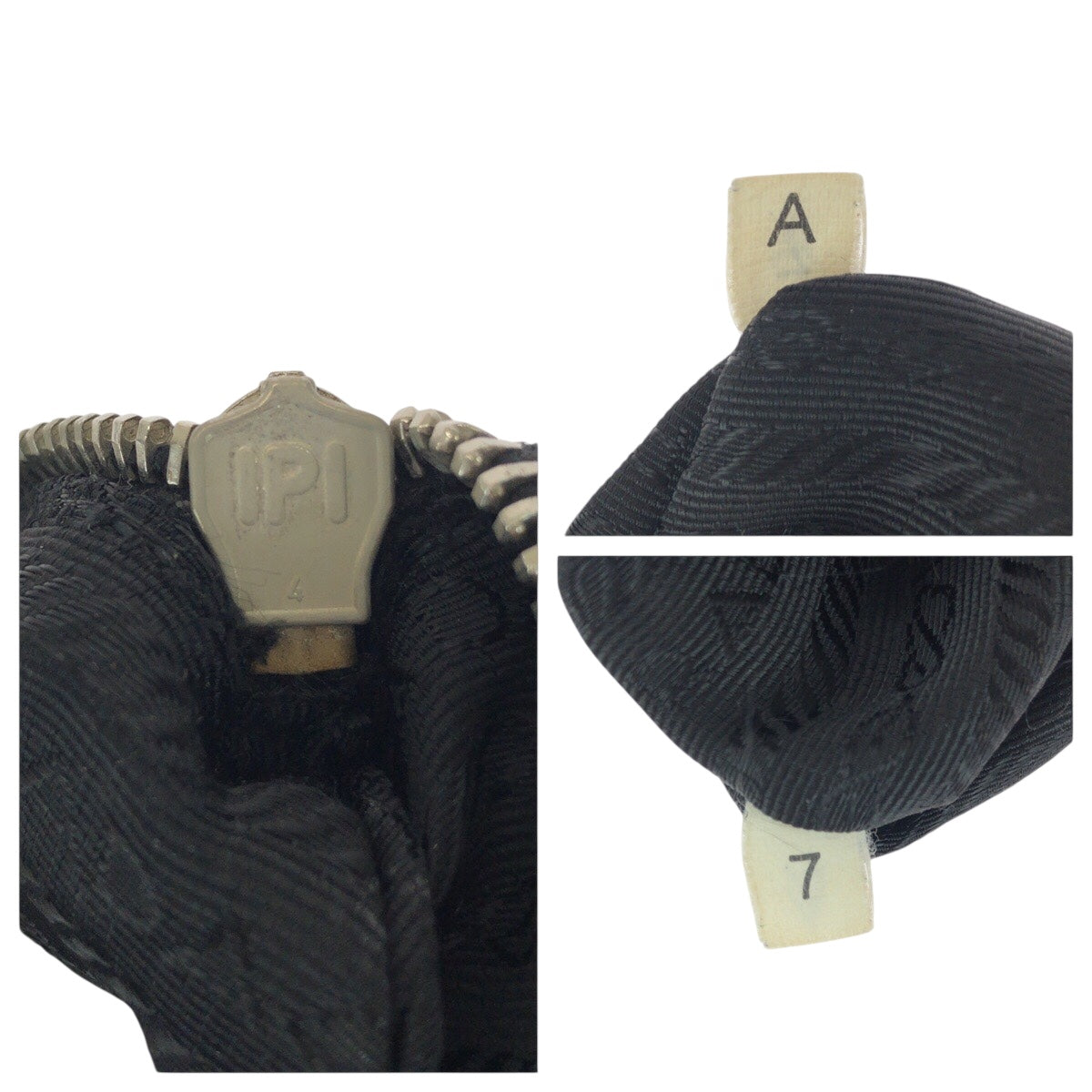 21031
PRADA プラダ テスート 三角ロゴプレート ブラック 黒 シルバー金具 ナイロン / レザー ショルダーバッグ ポシェット レディース AB22