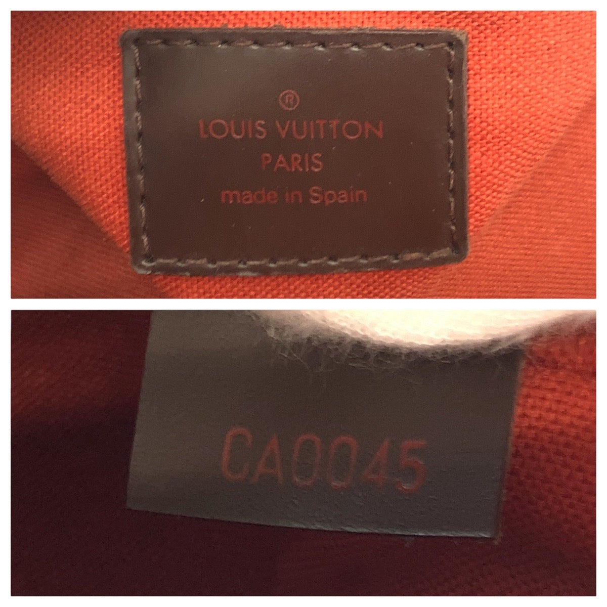 21033
LOUIS VUITTON ルイヴィトン ダミエ リベラMM ブラウン ゴールド金具 PVC / レザー N41434 トートバッグ ハンドバッグ レディース A70