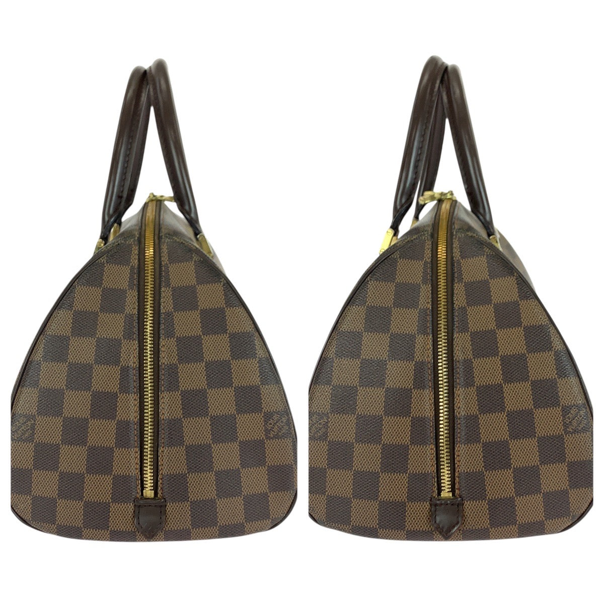 21033
LOUIS VUITTON ルイヴィトン ダミエ リベラMM ブラウン ゴールド金具 PVC / レザー N41434 トートバッグ ハンドバッグ レディース A70
