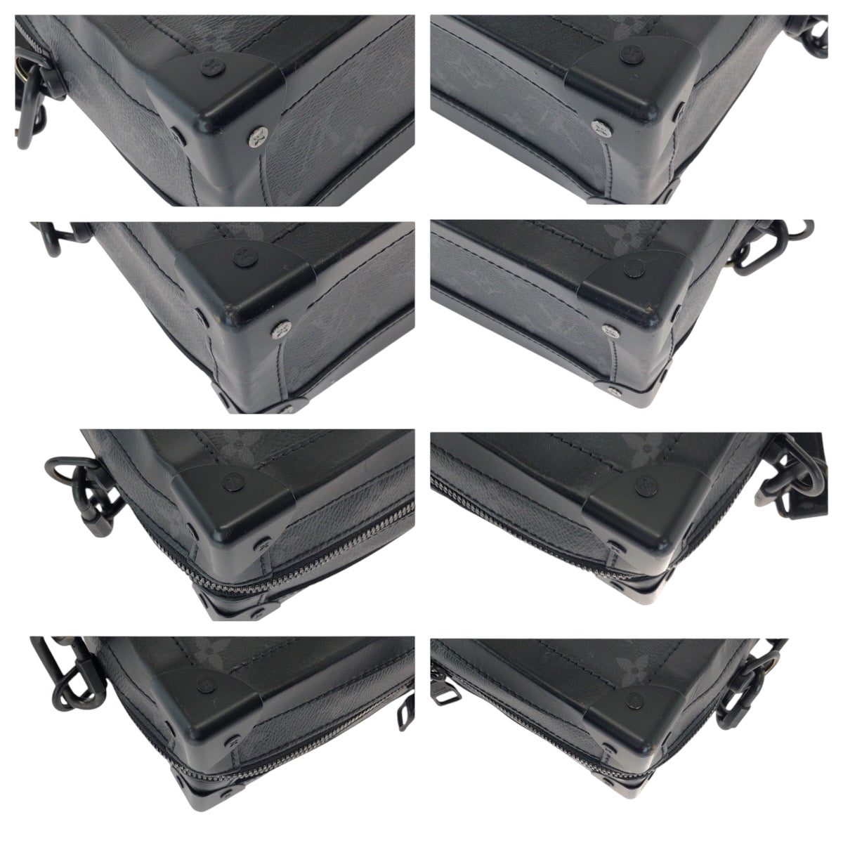 21043
LOUIS VUITTON ルイヴィトン モノグラム エクリプス ソフトトランク ブラック ブラック金具 PVC M44730 チェーン ショルダーバッグ ポシェット メンズ ABP