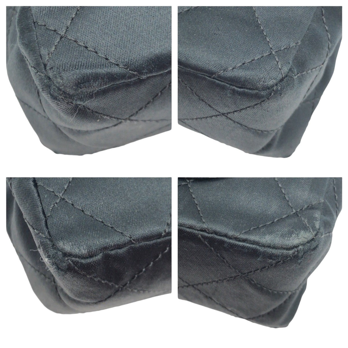 21044
CHANEL シャネル ヴィンテージ ミニマトラッセ ココマーク ターンロック ブラック 黒 ゴールド金具 サテン 斜め掛け ショルダーバッグ レディース AB