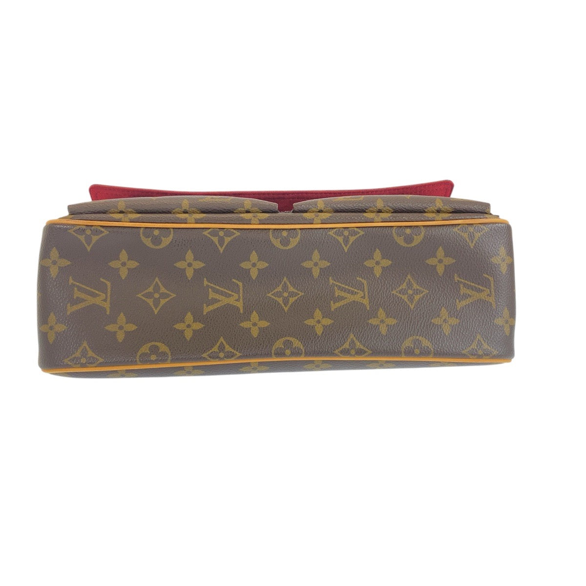 21069
LOUIS VUITTON ルイヴィトン モノグラム ヴィバシテMM ブラウン ゴールド金具 PVC / レザー M51164 ショルダーバッグ レディース A
