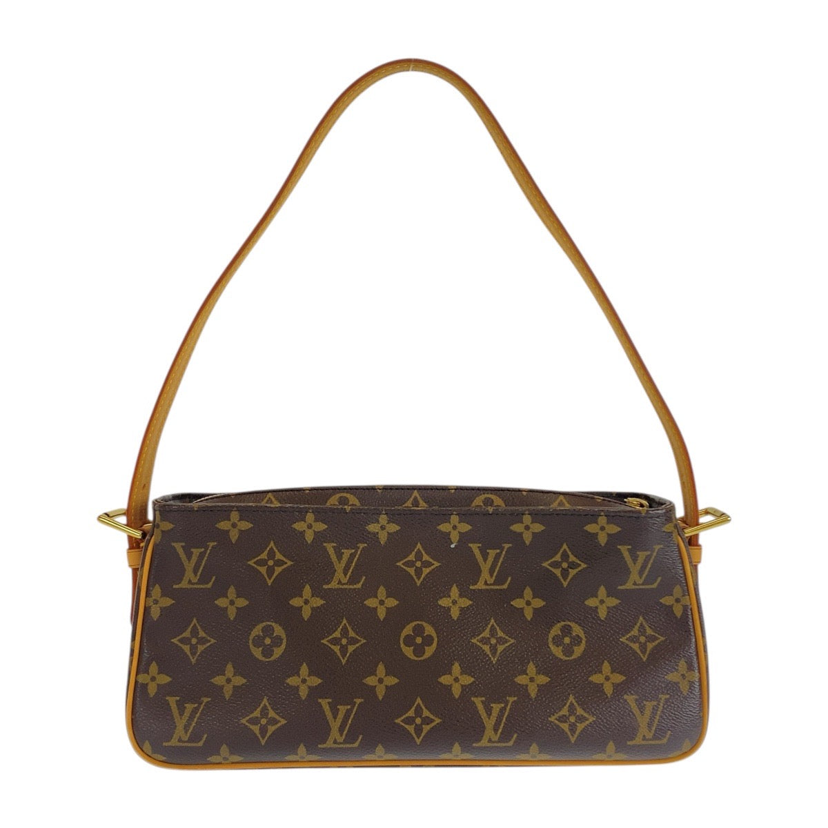 21069
LOUIS VUITTON ルイヴィトン モノグラム ヴィバシテMM ブラウン ゴールド金具 PVC / レザー M51164 ショルダーバッグ レディース A